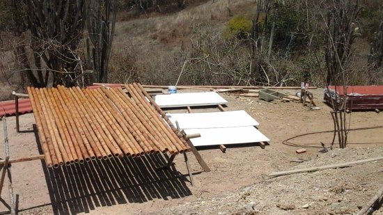 Materials for the casita roof